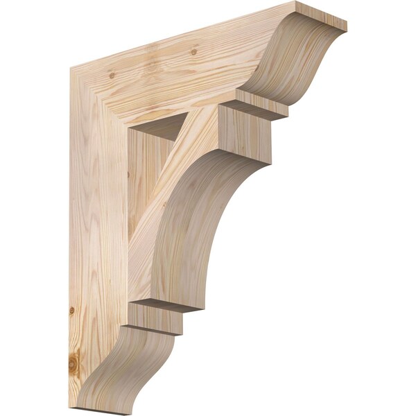 Ekena Millwork Westlake Traditional Smooth Bracket, Douglas Fir, 5 1/2"W x 20"D x 24"H BKT06X20X24WTL01SDF - main